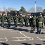Настоятель Свято-Духовского храма посетил церемонию принятия присяги в военной части №62829