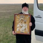 Крестный ход по воздуху совершен над территорией Ростовской области с чтимой Аксайской иконой Божией Матери