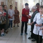 Активисты Одигитриевского прихода г. Аксай поздравили с праздником Благовещения сотрудников и пациентов Аксайской больницы
