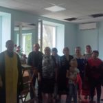 В поселке Дорожном  в новообразованном приходе святителя Николая совершено первое богослужение